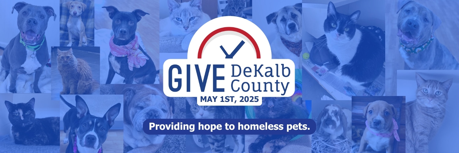 Give DeKalb County May 1st 2025 Providing Hope to Homeless Pets